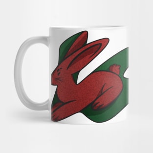 Red rabbit Mug